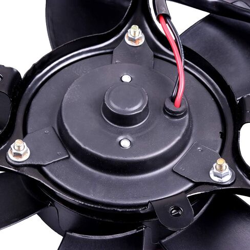 Radiator Cooling Fan Assembly Compatible with 2006-2011 for Honda for Civic 1.8L 2006-2011 for Honda for Civic 2.0L, Black Radiator Fan Direct Fit Replacement for Engine Cooling Fan in Saudi Arabia