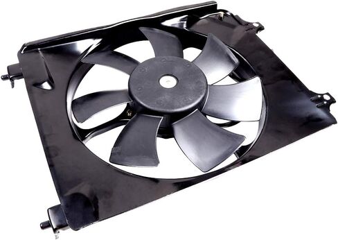Radiator Cooling Fan Assembly Compatible with 2006-2011 for Honda for Civic 1.8L 2006-2011 for Honda for Civic 2.0L, Black Radiator Fan Direct Fit Replacement for Engine Cooling Fan in Saudi Arabia
