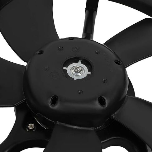 Radiator Cooling Fan Assembly Compatible with 2002-2004 for INFINITI for I35 3.5L, Black Radiator Fan Direct Fit Replacement for Engine Cooling Fan in Saudi Arabia