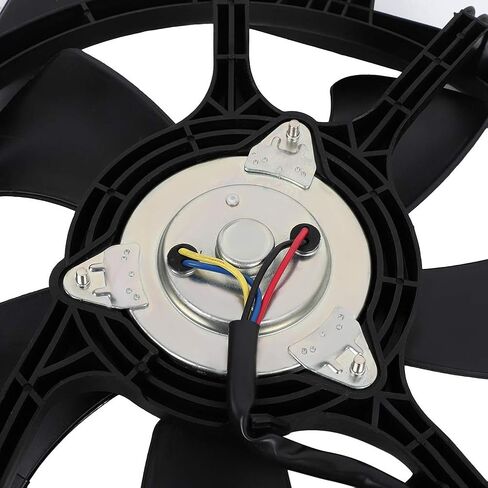 Radiator Cooling Fan Assembly Compatible with 2002-2004 for INFINITI for I35 3.5L, Black Radiator Fan Direct Fit Replacement for Engine Cooling Fan in Saudi Arabia