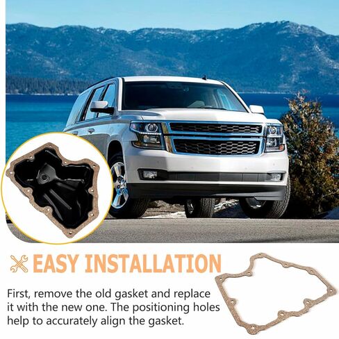 30893 طقم حشيات وعاء زيت المحرك متوافق مع Chevy/GMC/كاديلاك 5.3 6.2 V8 2014-2018 سيلفرادو سييرا 1500 2015-2020 يوكون سوبربان يوكون XL تاهو 2015-2020 إسكاليد ESV استبدال in Kuwait