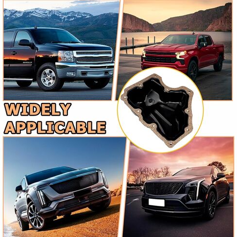 30893 طقم حشيات وعاء زيت المحرك متوافق مع Chevy/GMC/كاديلاك 5.3 6.2 V8 2014-2018 سيلفرادو سييرا 1500 2015-2020 يوكون سوبربان يوكون XL تاهو 2015-2020 إسكاليد ESV استبدال in Kuwait