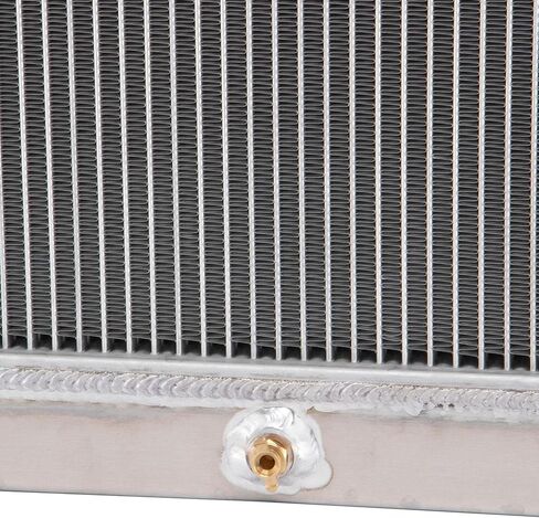 3 صف المبرد الألومنيوم الكفن مروحة التتابع متوافق مع 1947 1948 1949 بليموث كرايسلر ديلوكس سيدان كوبيه 3.6L 41L 4.7L l6 l8 in Kuwait