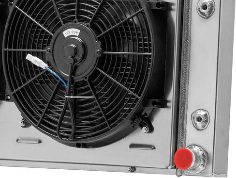 4-Core Aluminum Radiator Shroud Fan Relay Compatible With 1977-1992 Cadillac Brougham DeVille Fleetwood CC232 3.8L 4.1L 5.0L 5.7L-7.0L V6 V8 in Kuwait