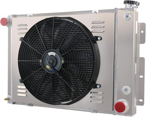 3 Row Aluminum Radiator Shroud Fan Relay Compatible With 1967-1969 1968 Chevy Camaro SS Z28/Pontiac Firebird in Kuwait