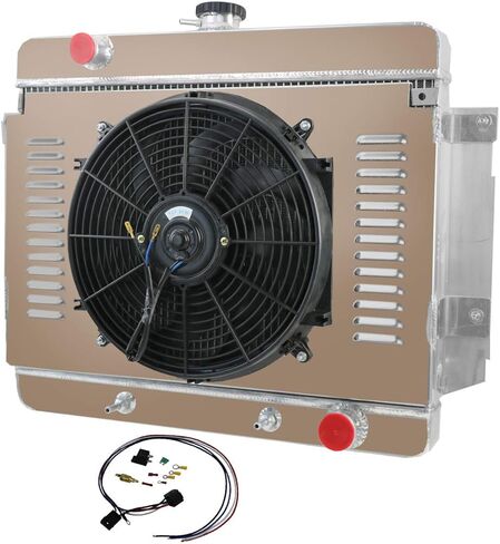 4 Row Radiator Shroud Fan Relay Compatible With 1969-1970 Chevy Bel/Caprice/Impala/Kingswood 4.1L 5.3L 5.7L 6.5L 6.6L-7.0L l6 V8 in Kuwait