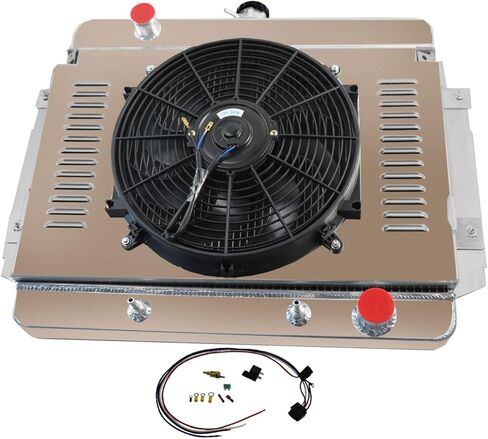 4 Row Radiator Shroud Fan Relay Compatible With 1969-1970 Chevy Bel/Caprice/Impala/Kingswood 4.1L 5.3L 5.7L 6.5L 6.6L-7.0L l6 V8 in Kuwait