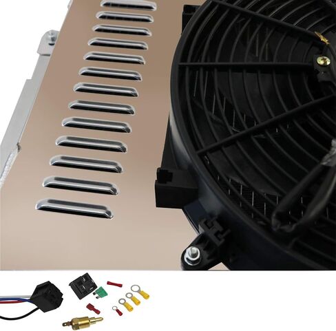 4 Row Radiator Shroud Fan Relay Compatible With 1969-1970 Chevy Bel/Caprice/Impala/Kingswood 4.1L 5.3L 5.7L 6.5L 6.6L-7.0L l6 V8 in Kuwait