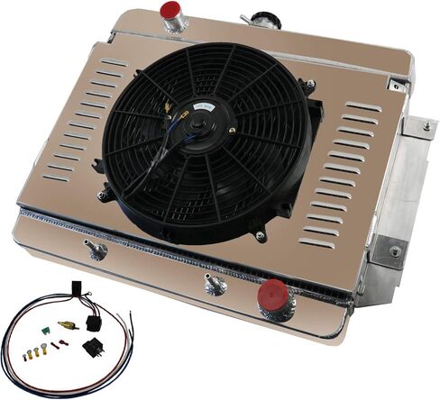 4 Row Radiator Shroud Fan Relay Compatible With 1969-1970 Chevy Bel/Caprice/Impala/Kingswood 4.1L 5.3L 5.7L 6.5L 6.6L-7.0L l6 V8 in Kuwait