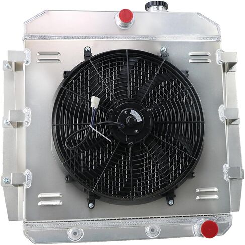 3 Row Radiator Shroud Fan Relay Compatible With 1955-1959 1956 1957 Chevy Truck 3100 3200 3400 3500 3600 3800 3.8L 4.3L 4.6L 5.3L 5.7L l6 V8 in Kuwait