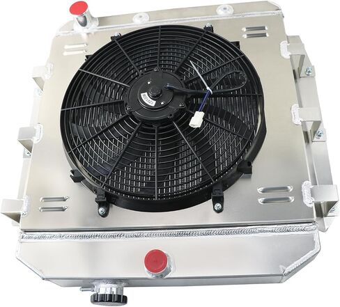 3 Row Radiator Shroud Fan Relay Compatible With 1955-1959 1956 1957 Chevy Truck 3100 3200 3400 3500 3600 3800 3.8L 4.3L 4.6L 5.3L 5.7L l6 V8 in Kuwait