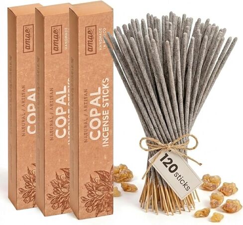 بخور كوبال 120 عود، 100% إنسينسو كوبال ميكسيكانو 120 فاريلاس - ثلاثة 40 صندوقًا من أعواد البخور. in Kuwait