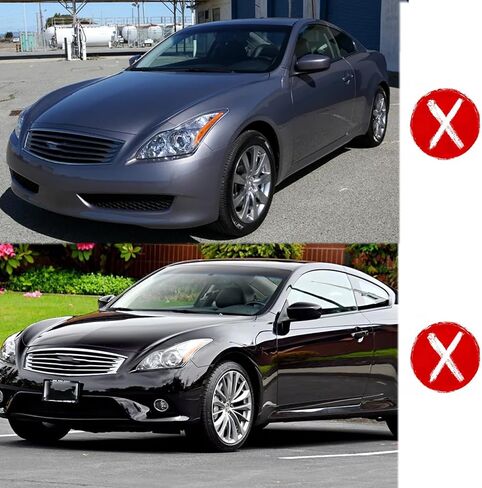 شبكة المصد الأمامي لسيارة إنفينيتي G37 Q60 2008-2015 كوبيه ببابين/قطعة بديلة للشواية الأمامية السفلية القابلة للتحويل 62278-JL11A 62278JL11A (أسود غير لامع) in Saudi Arabia