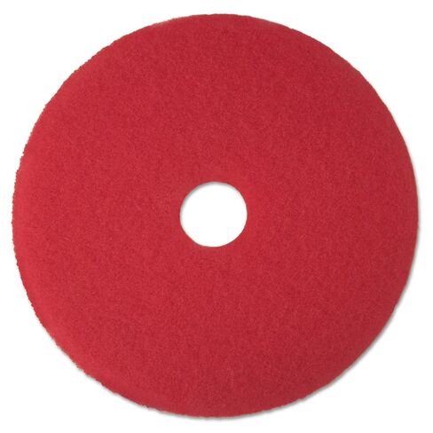 3M Buffer Floor Pad 5100, Red, 19", Removes Soil, Scratches, Scuff Marks, and Black Shoe Heel Marks in Saudi Arabia