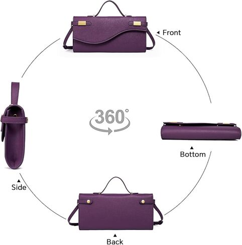 JBRUN Evening Clutch Purses for Women PU Leather Shoulder Handbags Crossbody Bags in Saudi Arabia