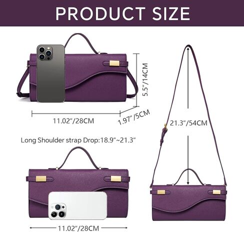 JBRUN Evening Clutch Purses for Women PU Leather Shoulder Handbags Crossbody Bags in Saudi Arabia