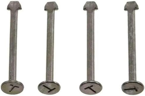 KarParts360 للهيكل التجاري لكاديلاك 1990 1991 دبوس تثبيت زنبركي الفرامل | 4 قطع | مادة الصلب | أصفر in Saudi Arabia