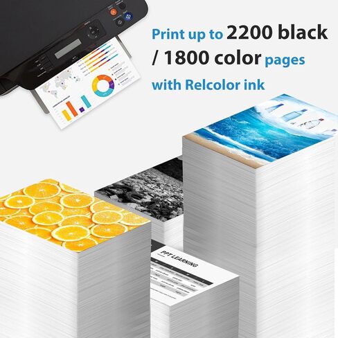 خراطيش حبر 952XL باللون الأسود متوافقة مع HP 952 XL لـ HP952 HP952XL لـ OfficeJet 8710 7740 8715 8720 8740 8702 8725 8210 7720 8730 8216 8700 8200 طابعة سماوي أرجواني أصفر 4 عبوات in Saudi Arabia