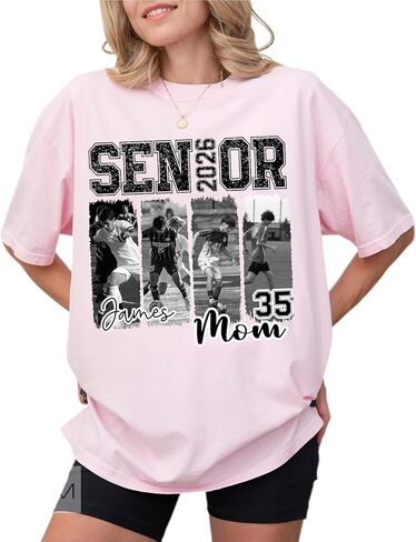 Personalized Senior 2026 Soccer Mom Shirt, Custom Senior Year T-Shirt in Saudi Arabia