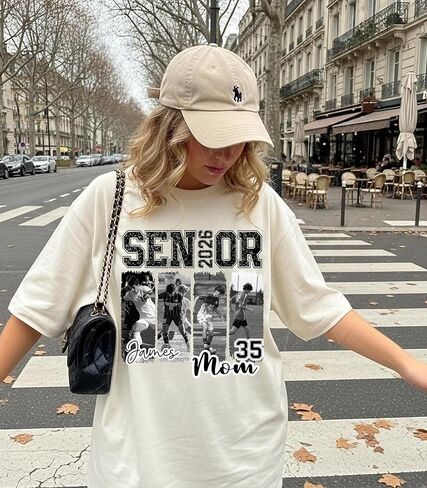 Personalized Senior 2026 Soccer Mom Shirt, Custom Senior Year T-Shirt in Saudi Arabia
