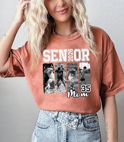 Personalized Senior 2026 Soccer Mom Shirt, Custom Senior Year T-Shirt in Saudi Arabia