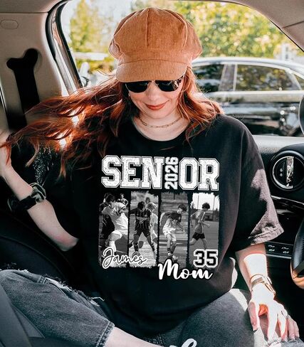 Personalized Senior 2026 Soccer Mom Shirt, Custom Senior Year T-Shirt in Saudi Arabia