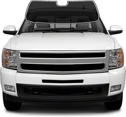طبقة تظليل نافذة مسبقة القطع لسيارة Chevy Silverado 1500 ممتدة 2007-2013 من جميع الجوانب + الزجاج الأمامي الخلفي 5% VLT 2Ply مضاد للكسر، كتلة للأشعة فوق البنفسجية، حماية الخصوصية، سهل التركيب، لا حاجة للتشذيب، تقليل الوهج in Saudi Arabia