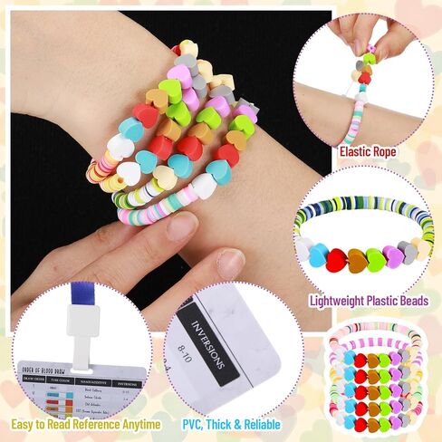 Tondiamo 25 Sets Order of Blood Draw Badge Card Lab Week Gifts Reference Card with Beaded Bracelets Phlebotomy Essentials Accessories for Phlebotomist Lab Tech Rn Nurse Student Practitioner in Saudi Arabia