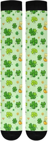 Wusikd Heart Roosters Compression Socks for Women and Men Circulation Cute Long Socks for Athletic Running 1 in Saudi Arabia