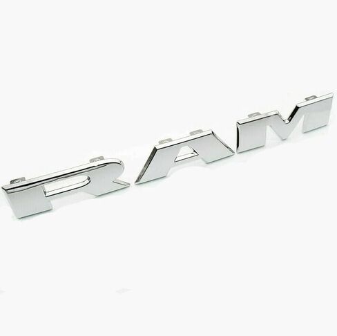 2019–2025 RAM 2500 3500 4500 Grille Emblem Chrome - مجموعة استبدال الشارة الخارجية للمركز الأمامي in Saudi Arabia
