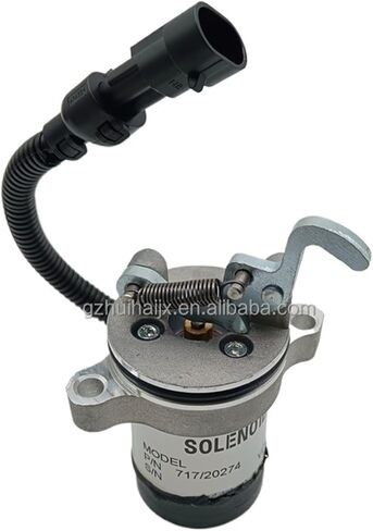 1pc Parts 12V Fuel Shutoff Solenoid Valve 717/20274 04103808 For F3L F3M F4L 1011 2011 Engine Stop Solenoid 71720274 in Saudi Arabia