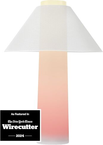 Loftie Smart Lamp - Sunrise Alarm, Wake-Up Light, Custom Color Modes, Nightstand Lamp Room Decor, Red Lights for Sleep, Morning & Evening Routines, Modern Table Lamps for Bedroom Decor, Office (White) in Saudi Arabia