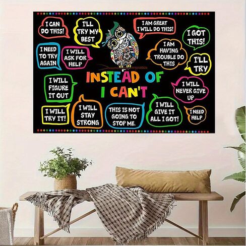 1pc Canvas Art Painting | Enchanting Owl Teacher Wall Art Painting, suitable for home bedroom, kitchen, living room, and office decoration. (Note: photo frame not included), 11.81x17.72in in Saudi Arabia