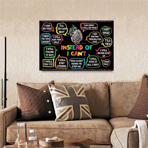 1pc Canvas Art Painting | Enchanting Owl Teacher Wall Art Painting, suitable for home bedroom, kitchen, living room, and office decoration. (Note: photo frame not included), 11.81x17.72in in Saudi Arabia