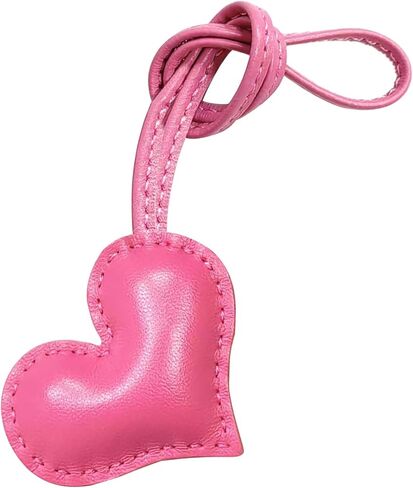 Hearts Bag Charm, Fashion Leather Heart Charms for Handbags Bag Accessories Purse Charms in Kuwait