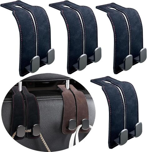 خطافات مسند رأس مقعد السيارة، منظم مزدوج الطبقات لمسند ظهر مقعد السيارة، منظم خطافات مسند رأس مقعد الشاحنة، منظم حقيبة يد الهاتف المحمول in Kuwait