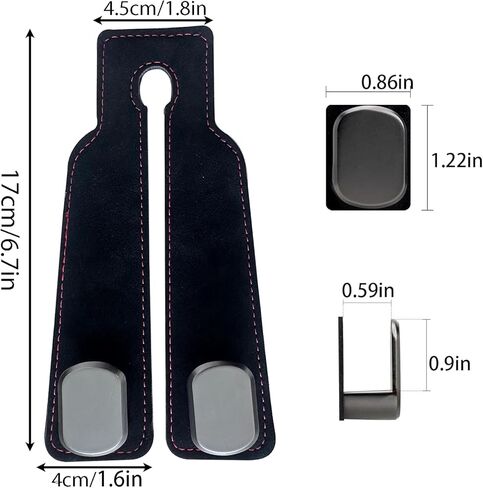 خطافات مسند رأس مقعد السيارة، منظم مزدوج الطبقات لمسند ظهر مقعد السيارة، منظم خطافات مسند رأس مقعد الشاحنة، منظم حقيبة يد الهاتف المحمول in Kuwait