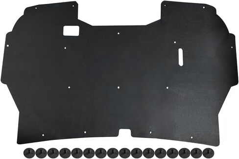 Hood Insulation Pad, Truck Under Hood Insulation Pad w/Clips Compatible with 1992-1996 Ford F150 & with 1992-1997 Ford F250 F350 in Saudi Arabia