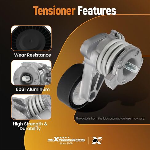 maxpeedingrods اعوج حزام الموتر بولت المهمل بكرة محرك عدة ل BMW 128i 08-13 325i 330i 325xi 330xi 06 328xi 07-08 328i 07-13 528i 08-10 530i 525i 525xi 530xi 06-07 X3 X5 07-10 11287628650 in Saudi Arabia