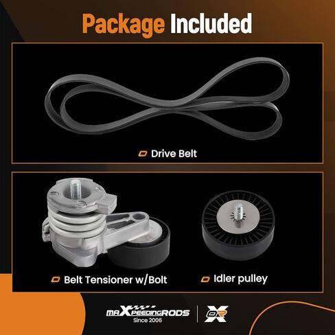 maxpeedingrods اعوج حزام الموتر بولت المهمل بكرة محرك عدة ل BMW 128i 08-13 325i 330i 325xi 330xi 06 328xi 07-08 328i 07-13 528i 08-10 530i 525i 525xi 530xi 06-07 X3 X5 07-10 11287628650 in Saudi Arabia