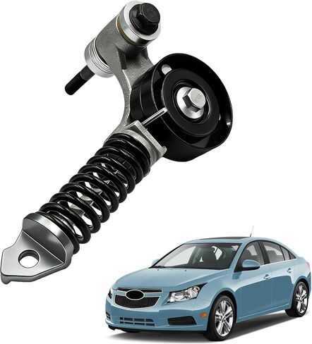 Belt Tensioner Assembly with Pulley(L4 1.4L) Compatible with 2011-2016 Chevy Cruze 2016 Cruze Limited 2012-2019 Sonic 2013-2020 Trax 2013-2020 Buick Encore Replace#55565236 in Saudi Arabia