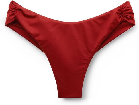 CALZEDONIA Woman's Brazilian Bikini Bottoms Shiny Satin in Saudi Arabia