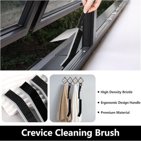 17 قطعة منظف مسار النافذة، مجموعة أدوات تنظيف أخدود النافذة in Kuwait