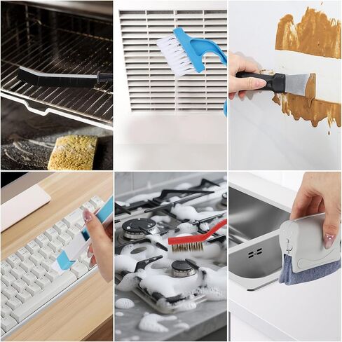 17 قطعة منظف مسار النافذة، مجموعة أدوات تنظيف أخدود النافذة in Kuwait