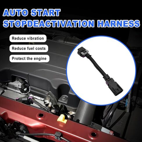 Auto Start Stop Deactivation Harness Big Plug Auto Stop Deactivation for 2013-2018 Chevy Equinox Malibu Cruze Cadillac CT6 XT4 XT5 XT6 Buick Enclave Encore in Kuwait