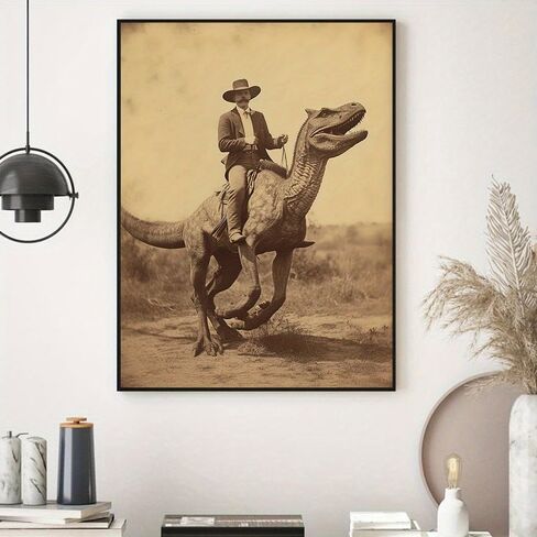 1pc Unframed Canvas Poster, Vintage Art, Ideal Gift For Bedroom Living Room Corridor, Wall Art, Wall Decor, Winter Decor, Room Decoration. (Note: photo frame not included), 11.81x17.72in in Saudi Arabia