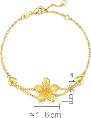 CHOW SANG SANG 999.9 24K Gold Chinese Wedding Collection Chinese Wedding Blossom Bracelet for Women 18cm 94446B Price-by-Weight Approx. 5.98g Gold in Saudi Arabia