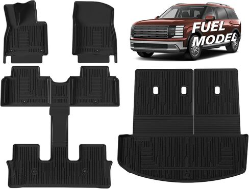 TripleAliners Trunk Mat All Weather Compatible with 2025+ Kia EV6 Accessories Custom Fit Protection Trunk Floor Liner Cargo Mat TPE Anti-Slip Odorless Cargo Liner (NOT FIT GT) in Saudi Arabia