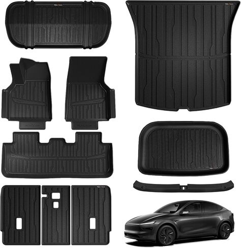 TripleAliners Trunk Mat All Weather Compatible with 2025+ Kia EV6 Accessories Custom Fit Protection Trunk Floor Liner Cargo Mat TPE Anti-Slip Odorless Cargo Liner (NOT FIT GT) in Saudi Arabia