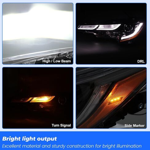مصباح أمامي JFN LED متوافق مع 2020-2022 Corolla SE/XLE/XSE 8111002S50 TO2503287 (جانب السائق (يسار)) in Kuwait